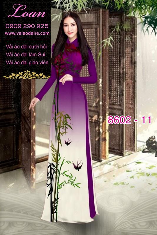 Vải áo dài hoa 3D Vải áo dài hoa 3D