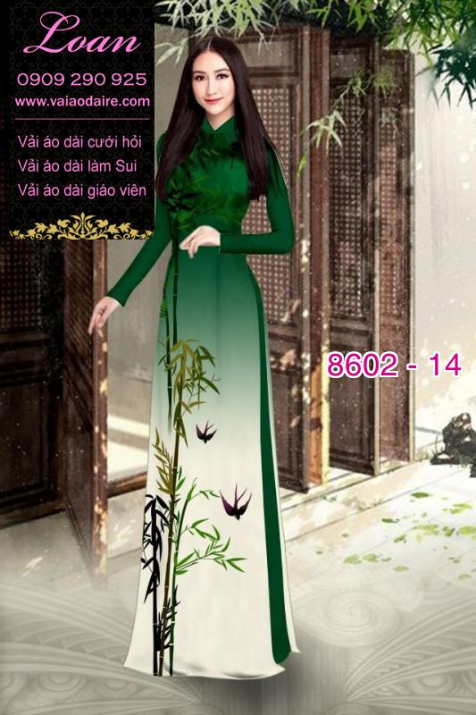 Vải áo dài hoa 3D Vải áo dài hoa 3D