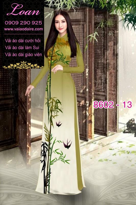 Vải áo dài hoa 3D Vải áo dài hoa 3D