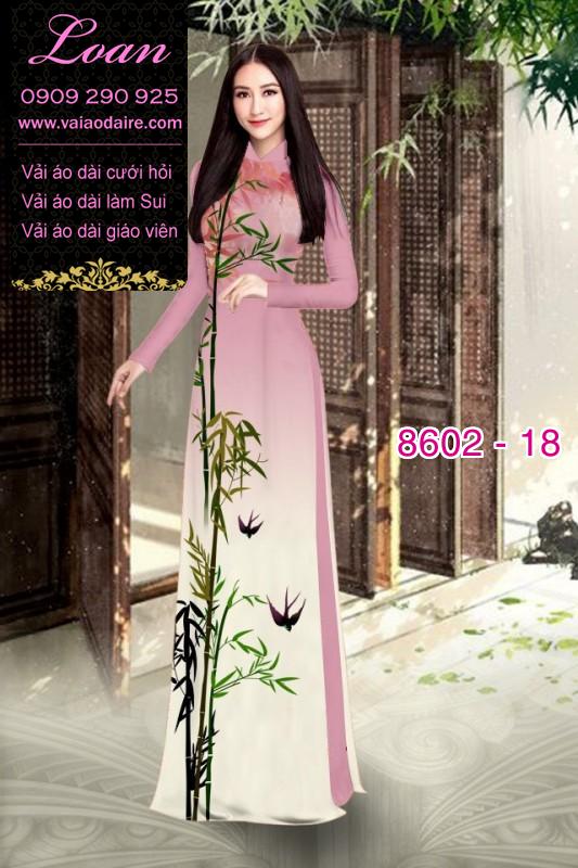 Vải áo dài hoa 3D Vải áo dài hoa 3D