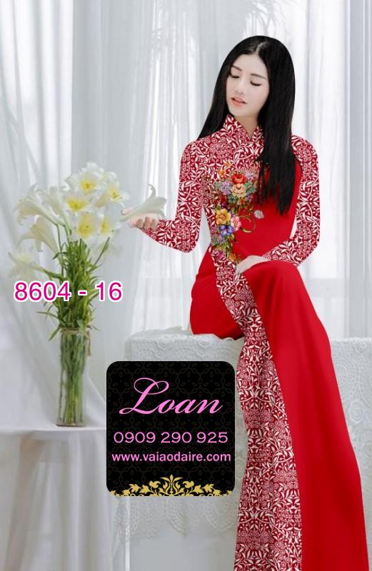 Vải áo dài hoa chạy dọc Vải áo dài hoa chạy dọc