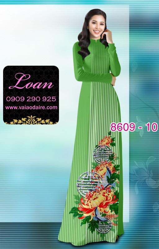 Vải áo dài hoa 3D Vải áo dài hoa 3D