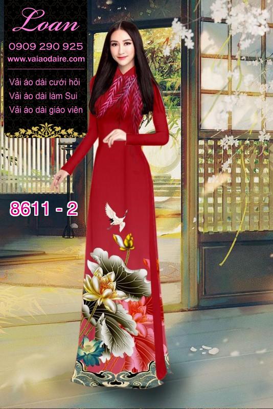 Vải áo dài hoa Sen Vải áo dài hoa Sen