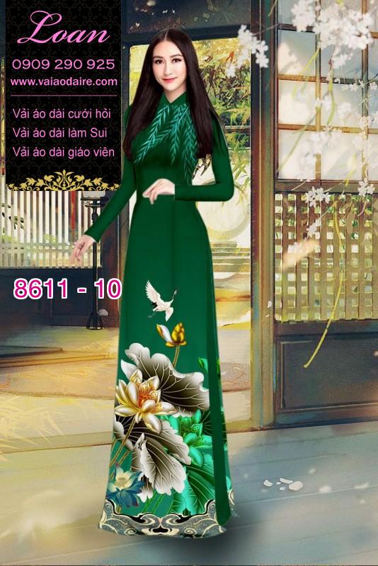 Vải áo dài hoa Sen Vải áo dài hoa Sen
