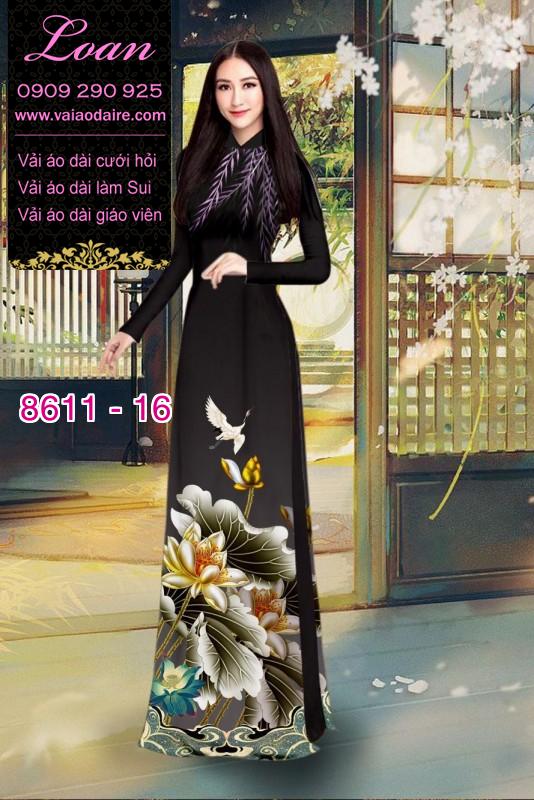 Vải áo dài hoa Sen Vải áo dài hoa Sen