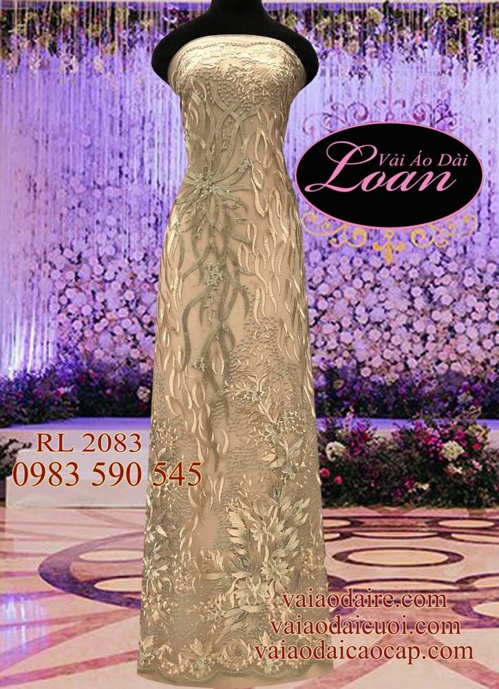 Vải áo dài ren cao cấp