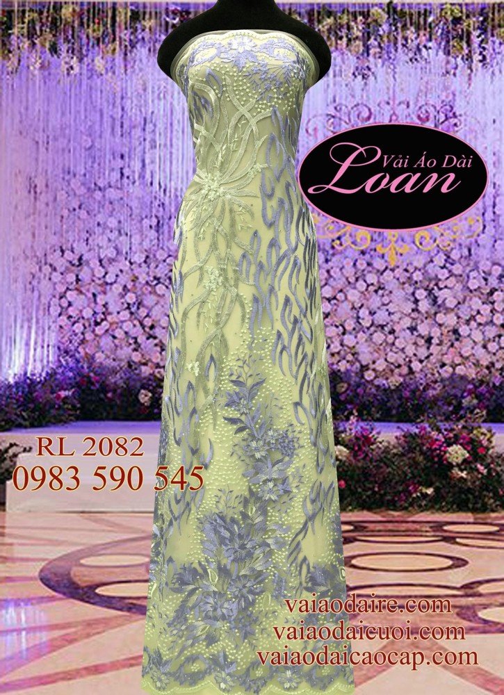 Vải áo dài ren cao cấp