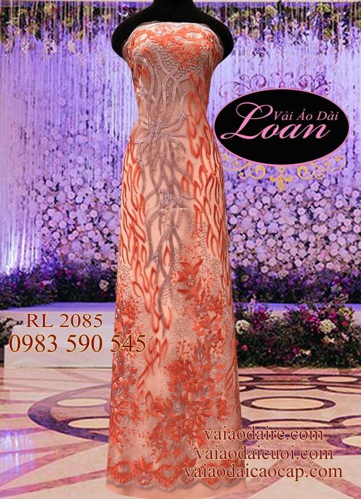 Vải áo dài ren cao cấp