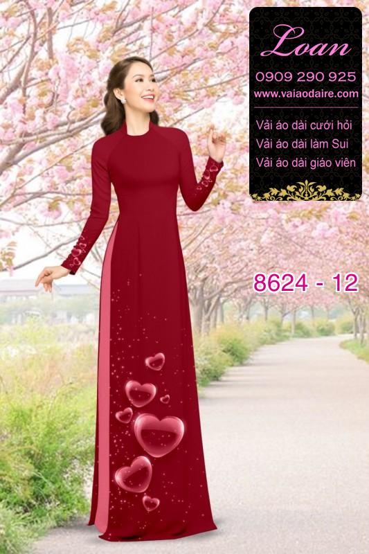 Vải áo dài hình trái tim