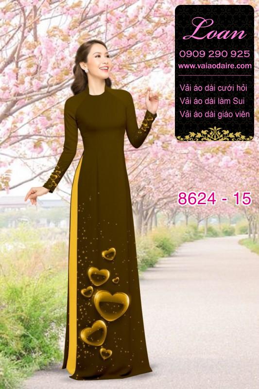 Vải áo dài hình trái tim