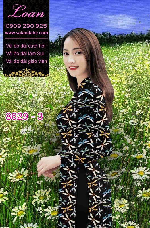 Vải áo dài hình Chuồn Chuồn Vải áo dài hình Chuồn Chuồn