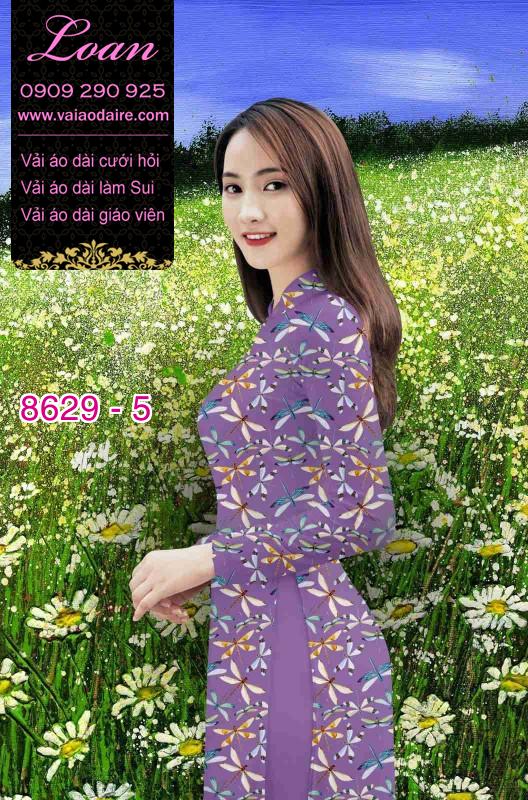 Vải áo dài hình Chuồn Chuồn Vải áo dài hình Chuồn Chuồn