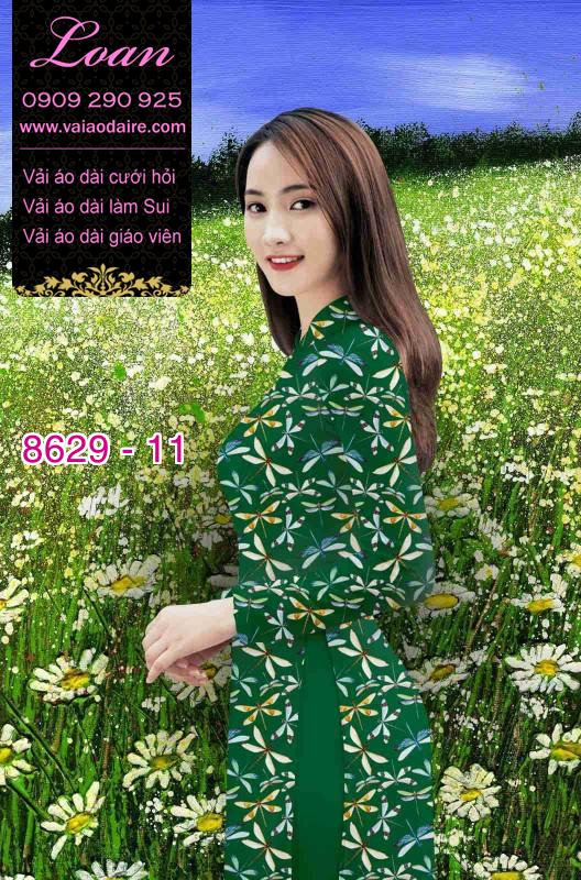 Vải áo dài hình Chuồn Chuồn Vải áo dài hình Chuồn Chuồn