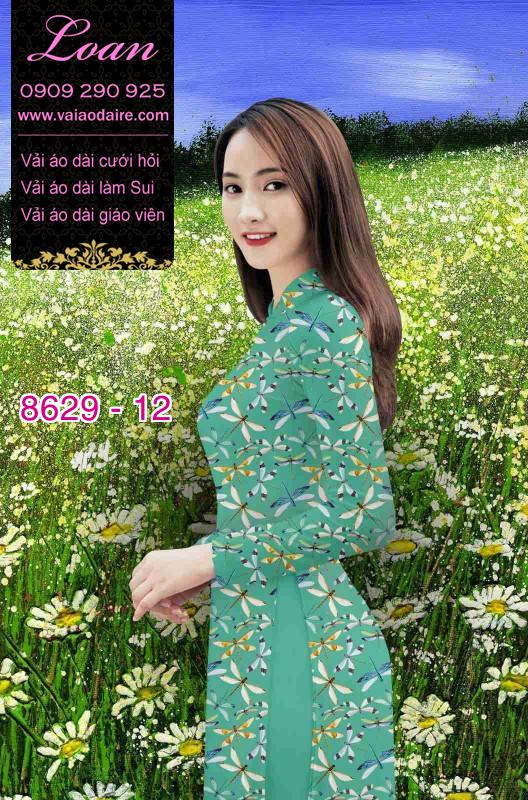 Vải áo dài hình Chuồn Chuồn Vải áo dài hình Chuồn Chuồn
