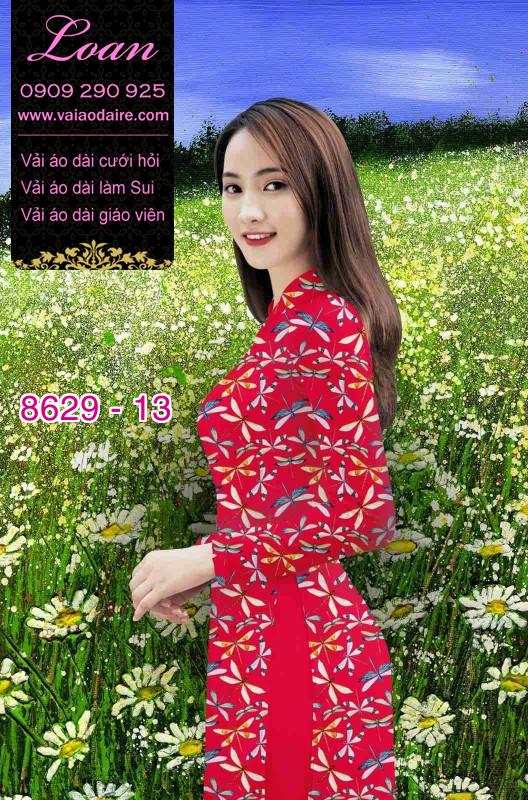 Vải áo dài hình Chuồn Chuồn Vải áo dài hình Chuồn Chuồn