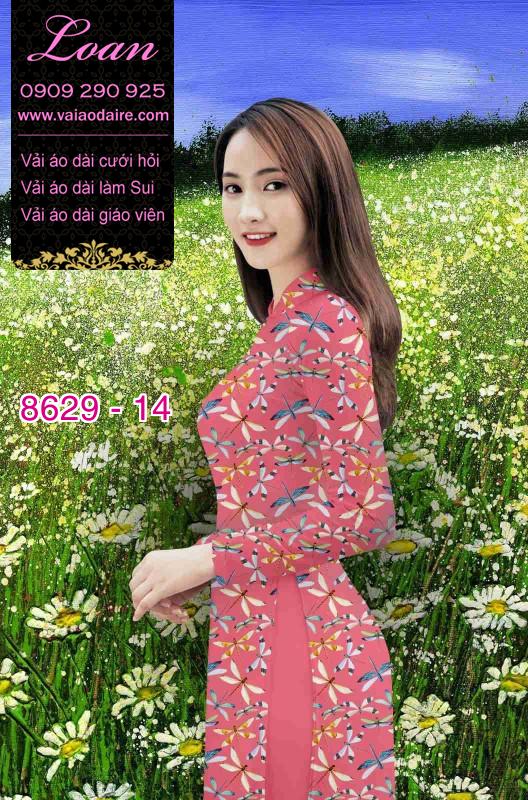 Vải áo dài hình Chuồn Chuồn Vải áo dài hình Chuồn Chuồn