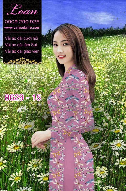 Vải áo dài hình Chuồn Chuồn Vải áo dài hình Chuồn Chuồn