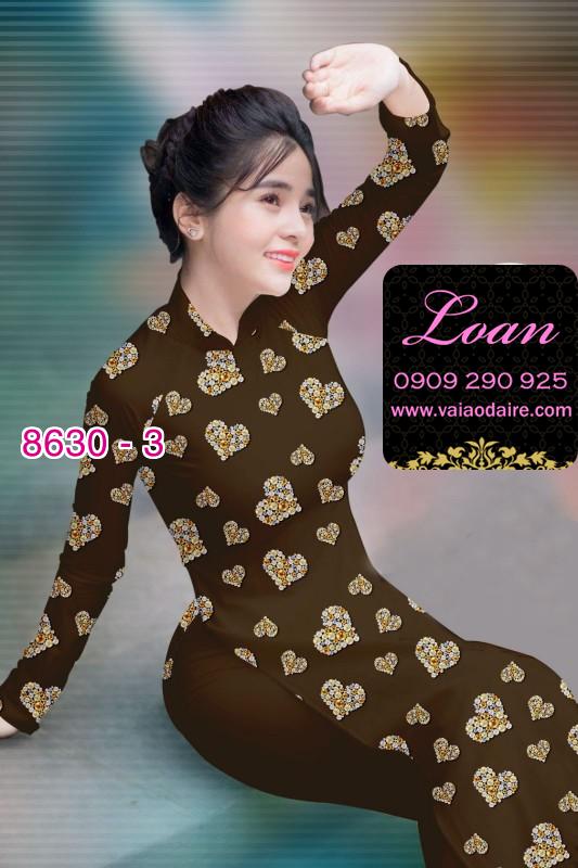 Vải áo dài hình trái tim
