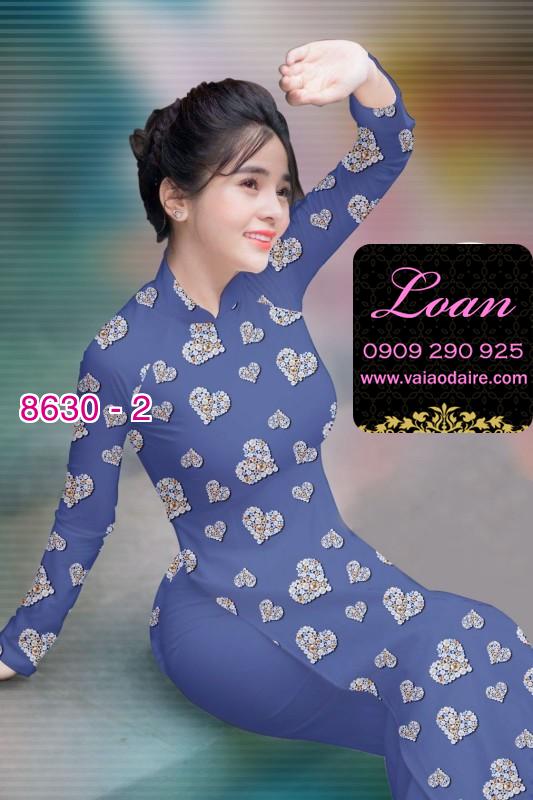 Vải áo dài hình trái tim