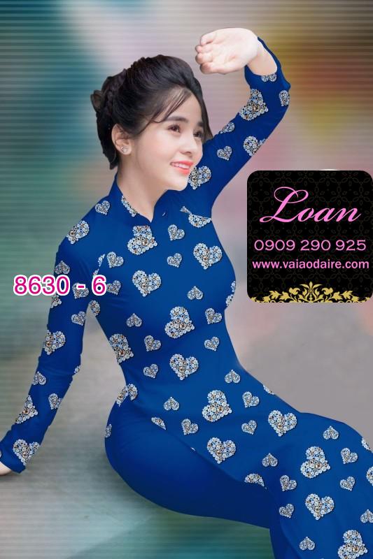 Vải áo dài hình trái tim