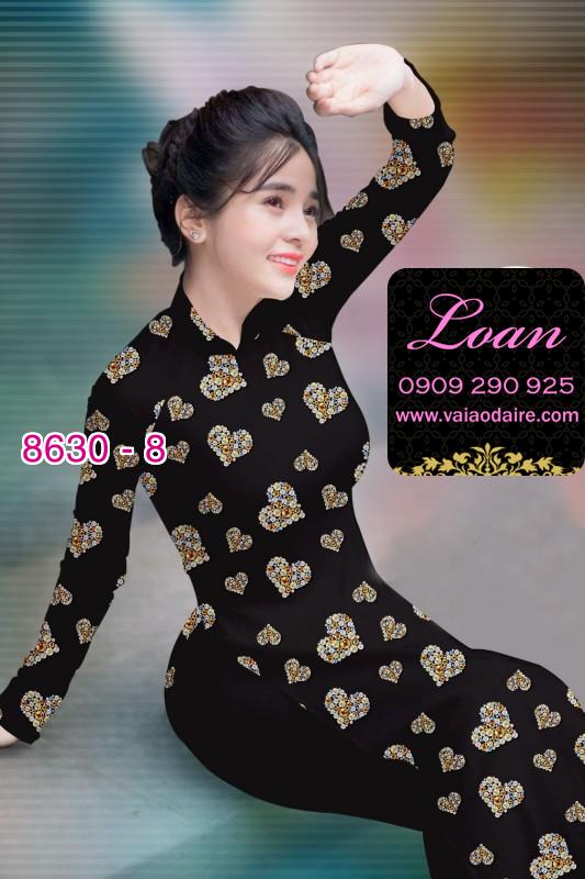 Vải áo dài hình trái tim