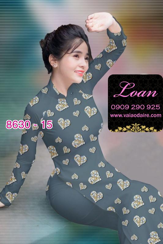 Vải áo dài hình trái tim