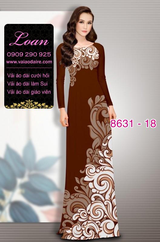 Vải áo dài hoa văn đẹp