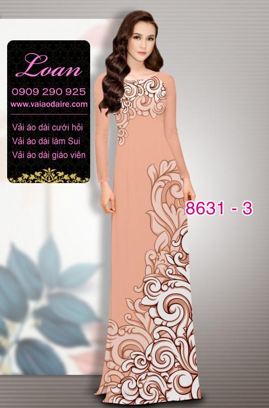 Vải áo dài hoa văn đẹp