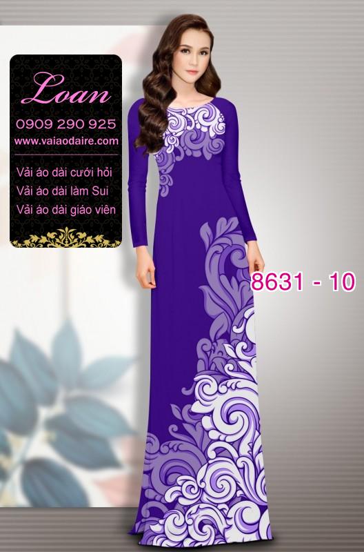 Vải áo dài hoa văn đẹp
