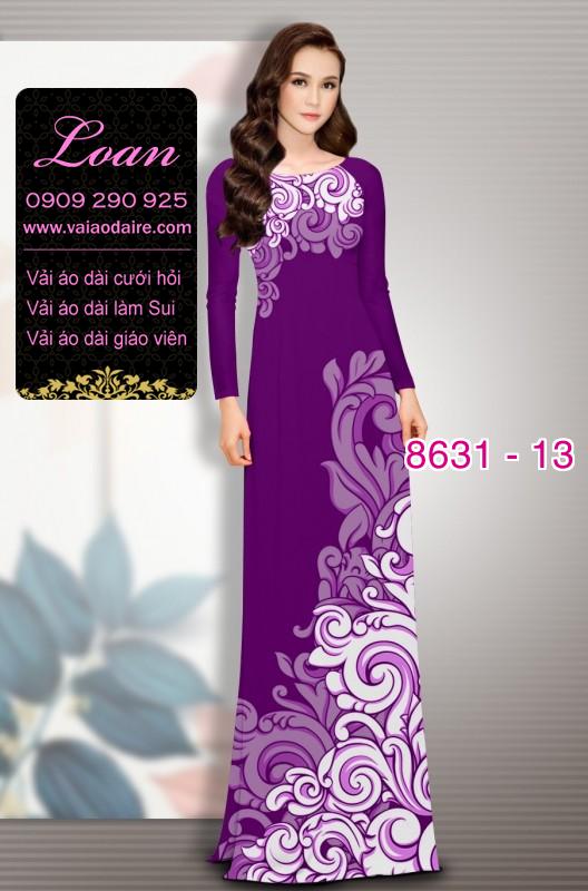 Vải áo dài hoa văn đẹp