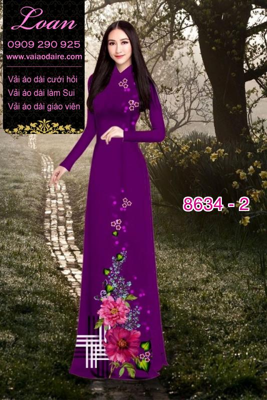 Vải áo dài hoa 3D Vải áo dài hoa 3D