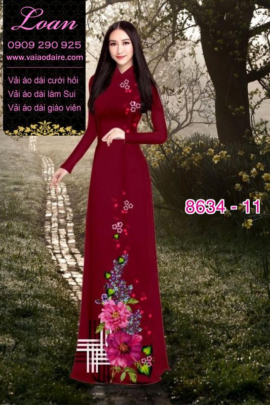 Vải áo dài hoa 3D Vải áo dài hoa 3D