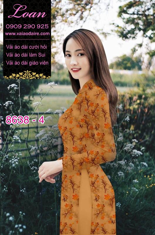Vải áo dài hoa nhỏ