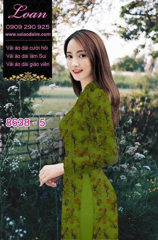 Vải áo dài hoa nhỏ