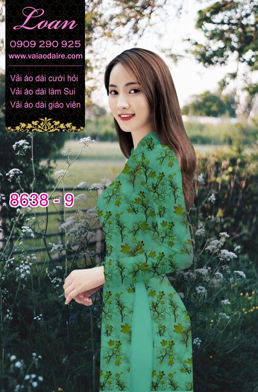 Vải áo dài hoa nhỏ