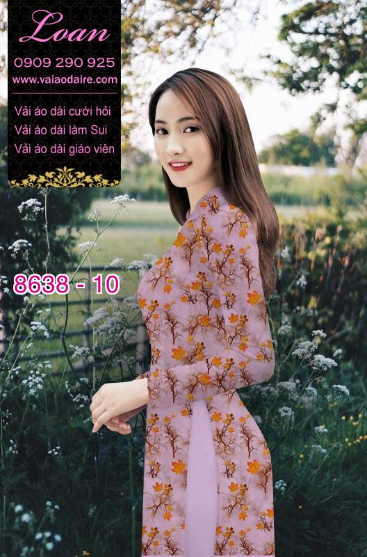 Vải áo dài hoa nhỏ