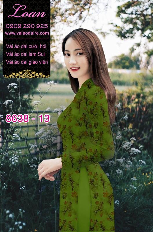 Vải áo dài hoa nhỏ