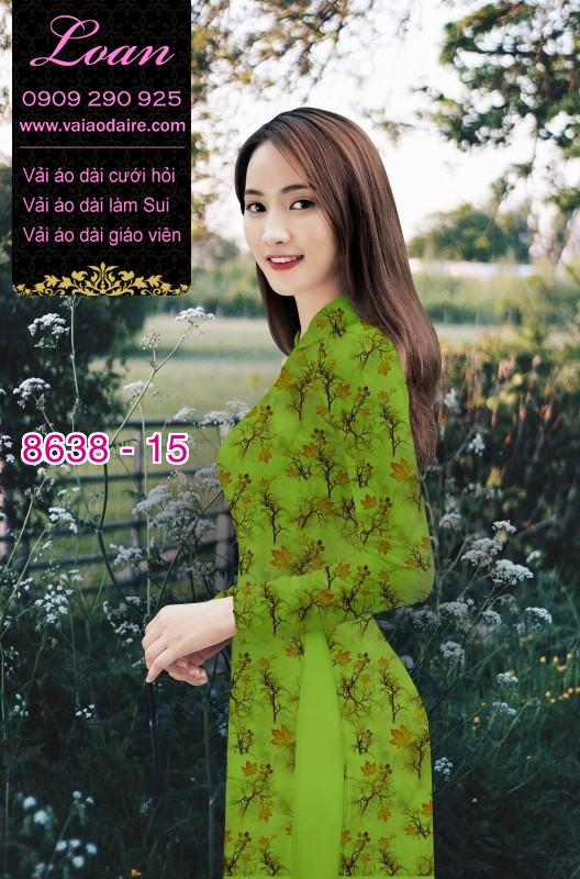 Vải áo dài hoa nhỏ