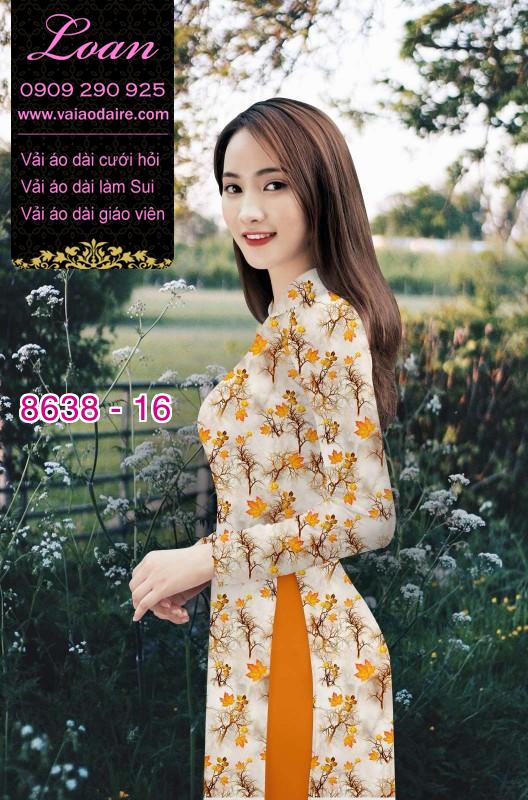Vải áo dài hoa nhỏ