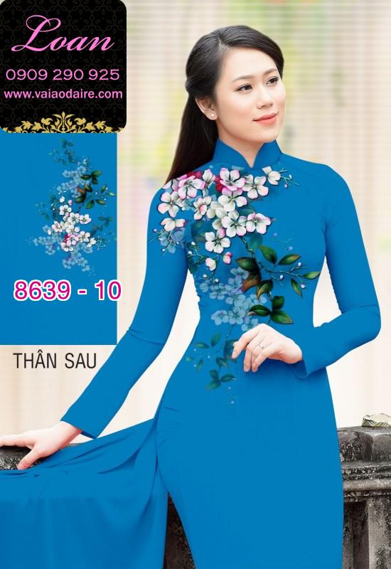 Vải áo dài hoa vai