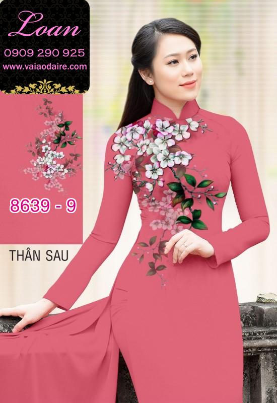 Vải áo dài hoa vai