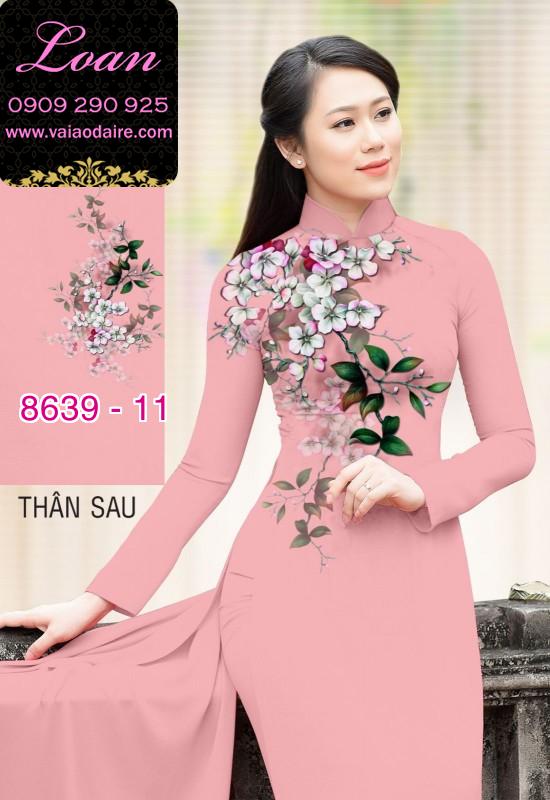 Vải áo dài hoa vai