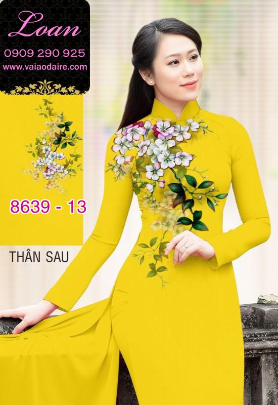 Vải áo dài hoa vai