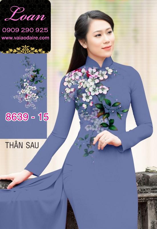 Vải áo dài hoa vai