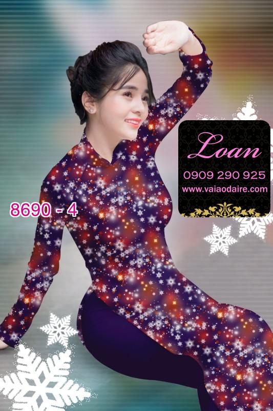 Vải áo dài Noel 2020 Vải áo dài Noel 2020
