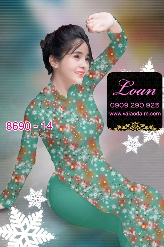 Vải áo dài Noel 2020 Vải áo dài Noel 2020