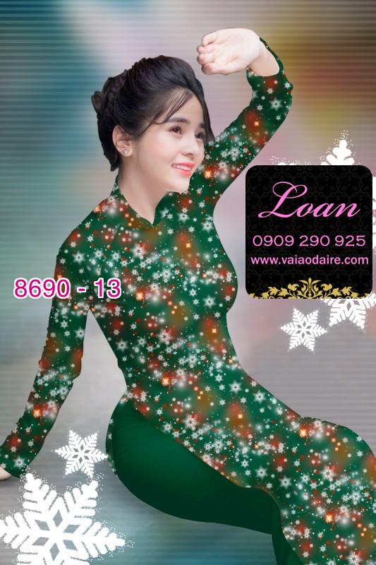 Vải áo dài Noel 2020 Vải áo dài Noel 2020