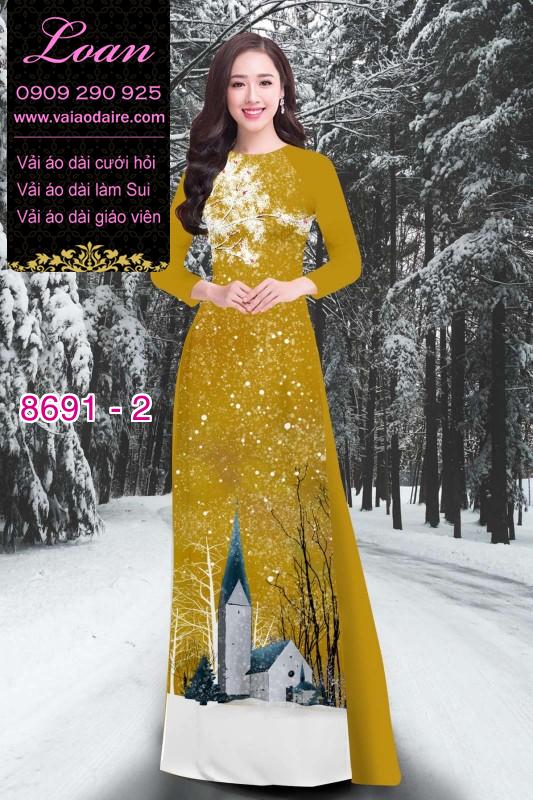 Vải áo dài Noel 2020