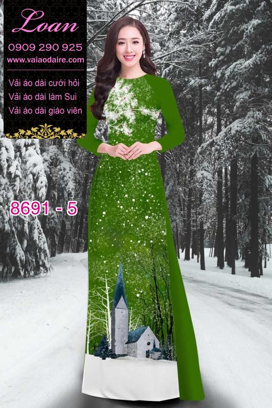 Vải áo dài Noel 2020