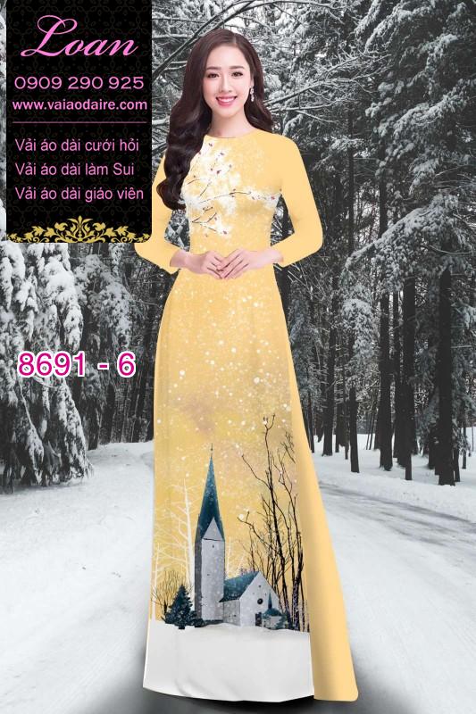 Vải áo dài Noel 2020